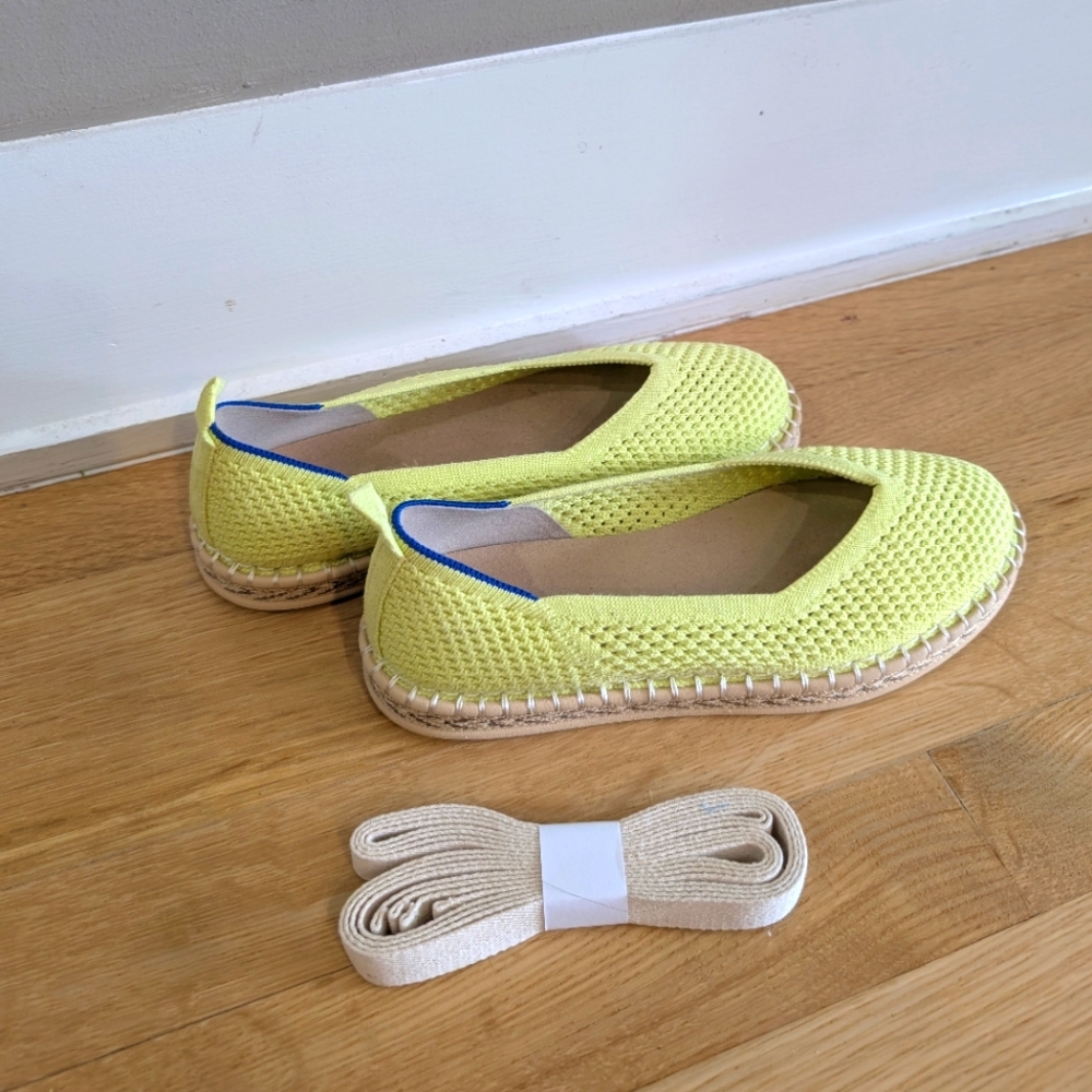 Rothys The Espadrille - Limeade - Size 6